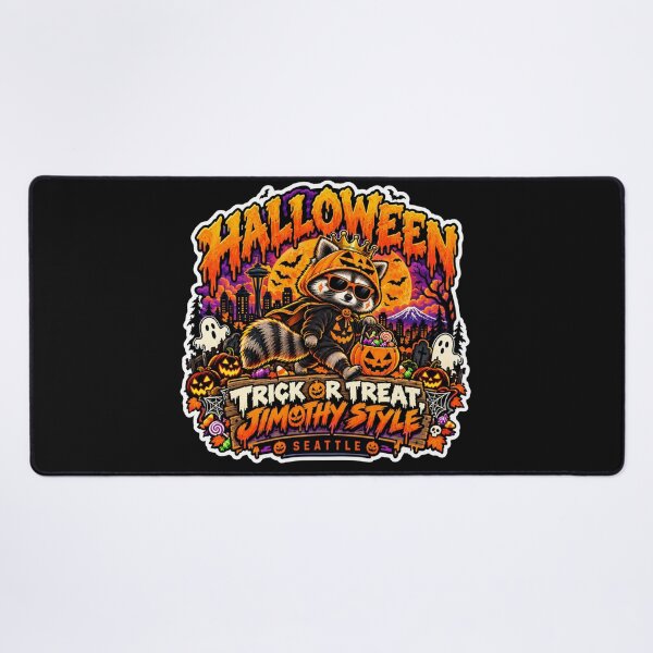 Item preview, Trick Or Treat Seattle Jimothy Raccoon designed and sold by TSshirtShoppe.