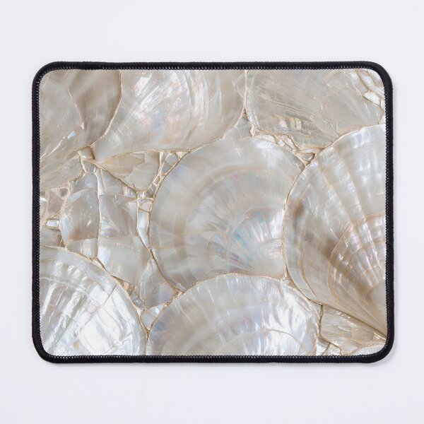 Item preview, Mother of Pearl Sea Shell Mosaic designed and sold by CuriosityCasita.