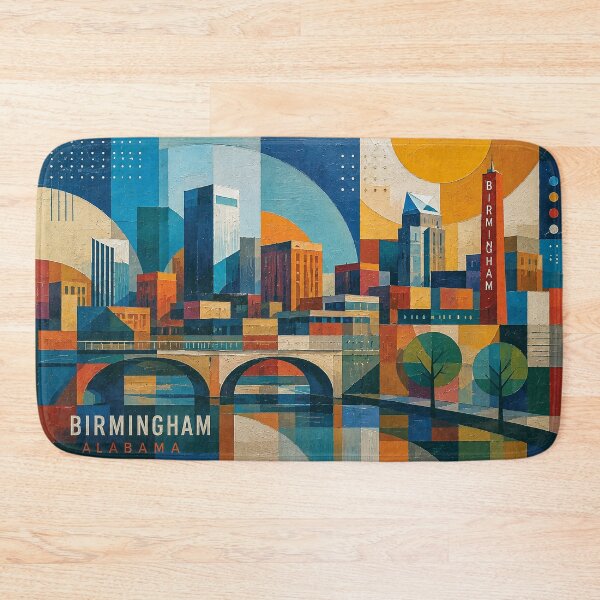 Item preview, Birmingham, Alabama Painting – Beautiful Place in the United States of America. designed and sold by GalleryKauffeld.