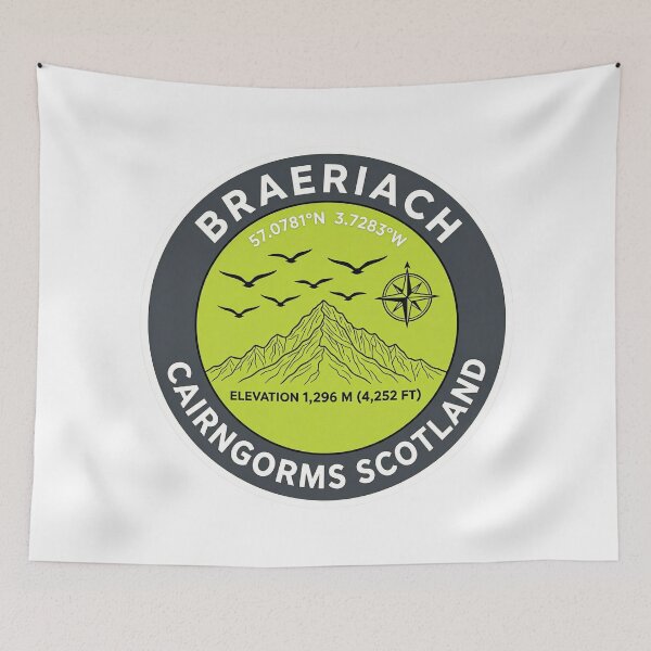 Item preview, Braeriach Cairngorms Scotland Mountain Hiking designed and sold by jeshands.