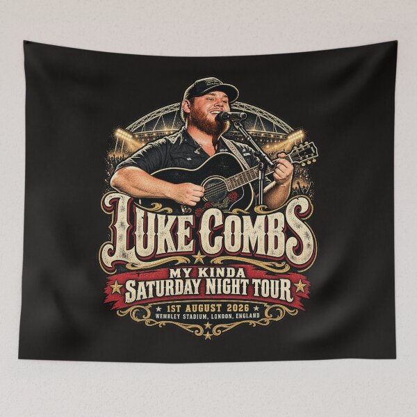 Item preview, Luke Combs Wembley Stadium, London, England August 1 2026 designed and sold by AndyGordon125.