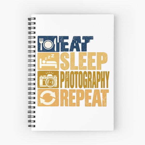 Item preview, Eat Sleep Photography Repeat Photographer Hobby Enthusiast designed and sold by SkeletonsDanger.