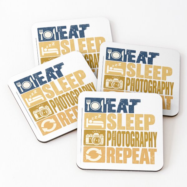Item preview, Eat Sleep Photography Repeat Photographer Hobby Enthusiast designed and sold by SkeletonsDanger.