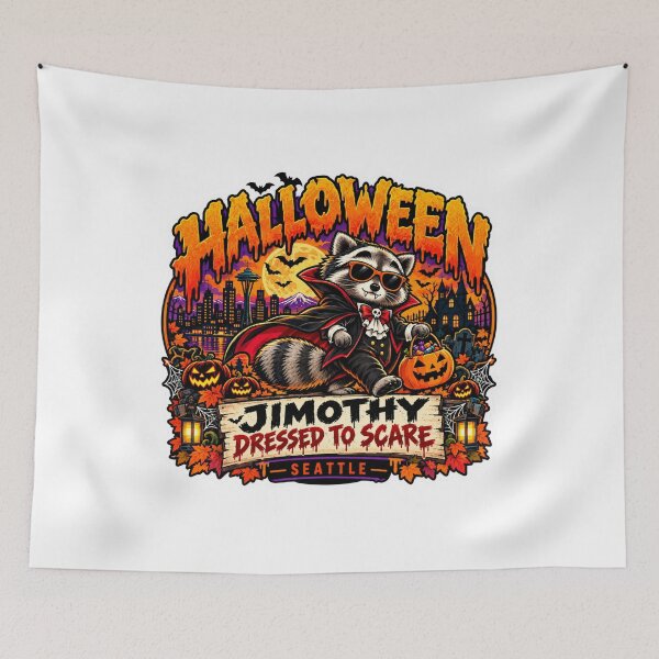 Item preview, Halloween Jimothy Dressed To Scare Seattle designed and sold by TSshirtShoppe.