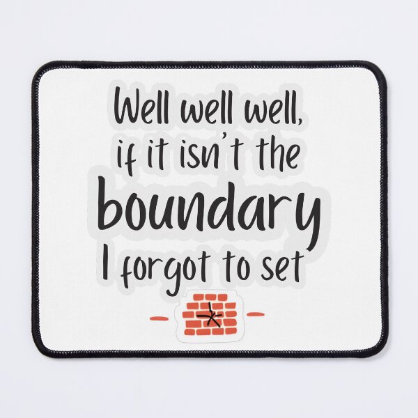 Item preview, Well Well Well Boundary Sticker designed and sold by MindfulMischief.