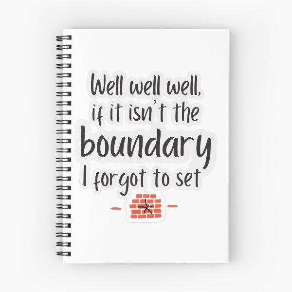Item preview, Well Well Well Boundary Sticker designed and sold by MindfulMischief.