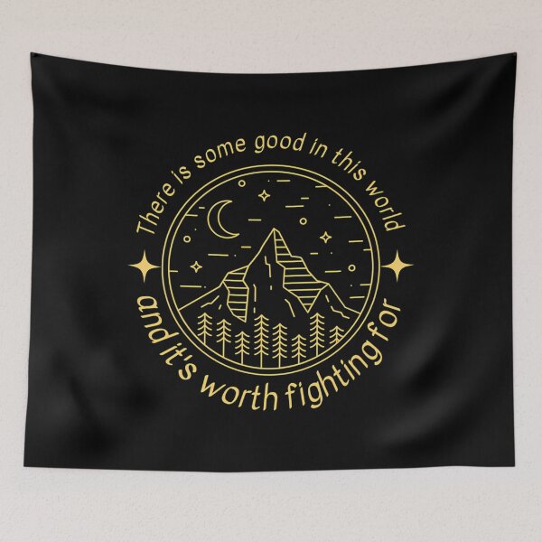 Item preview, There Is Some Good In This World - Mountain Landscape - Fantasy designed and sold by boneshannibal.
