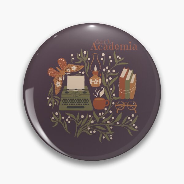 Item preview, Dark Academia Wreath Design--Vintage Bookish Illustration designed and sold by Kozee.