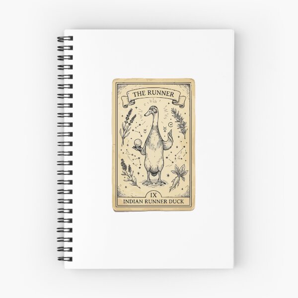 Item preview, Tarot Card Style Indian Runner Duck Mystical designed and sold by Arc2020.