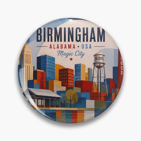 Item preview, Birmingham Postcard, Alabama – Beautiful City in the United States of America. designed and sold by GalleryKauffeld.