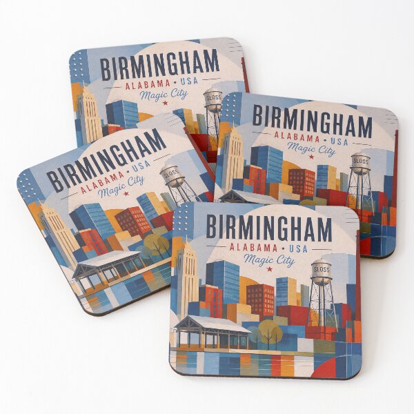 Item preview, Birmingham Postcard, Alabama – Beautiful City in the United States of America. designed and sold by GalleryKauffeld.