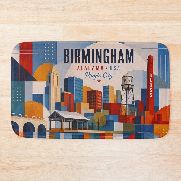 Item preview, Birmingham Postcard, Alabama – Beautiful City in the United States of America. designed and sold by GalleryKauffeld.