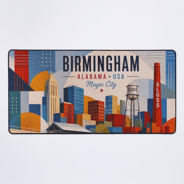 Item preview, Birmingham Postcard, Alabama – Beautiful City in the United States of America. designed and sold by GalleryKauffeld.