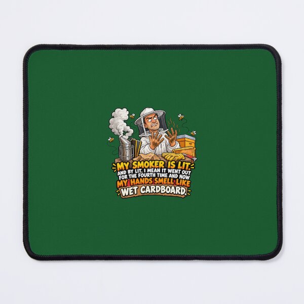 Item preview, My Smoker Is Lit Wet Cardboard Funny Beekeeper Gift designed and sold by TribeGlyph.