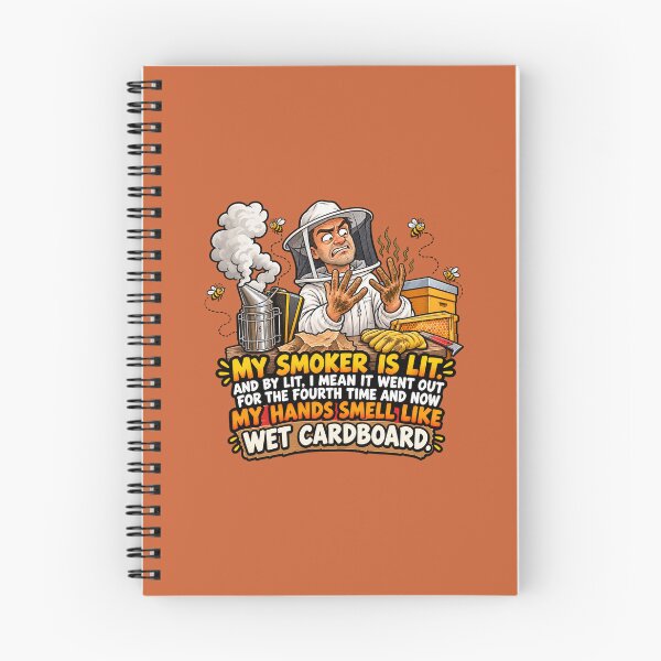 Item preview, My Smoker Is Lit Wet Cardboard Funny Beekeeper Gift designed and sold by TribeGlyph.