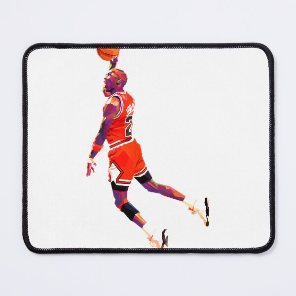 Item preview, Michael Jordan Slam Dunk Basketball Art Print and Apparel Design designed and sold by fabianompc.