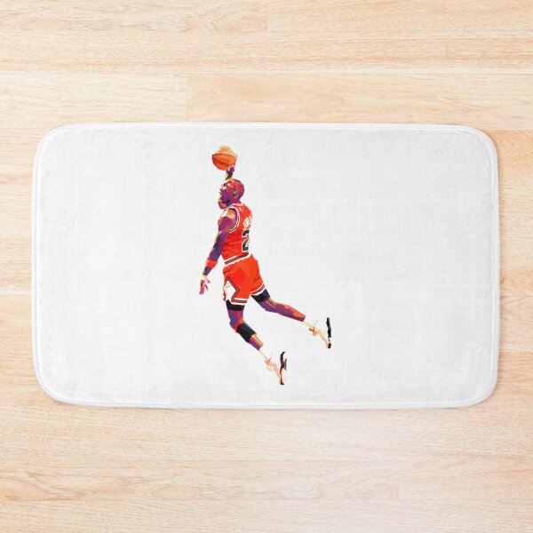 Item preview, Michael Jordan Slam Dunk Basketball Art Print and Apparel Design designed and sold by fabianompc.