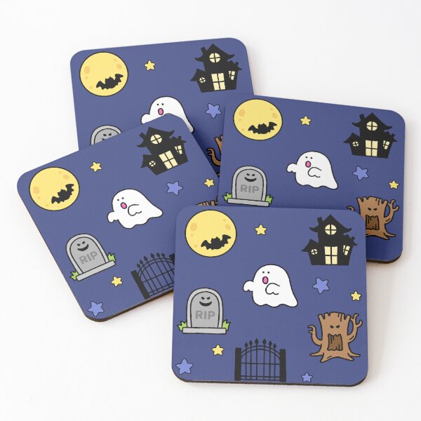 Item preview, Cute Halloween Pattern (Navy) designed and sold by salposi.