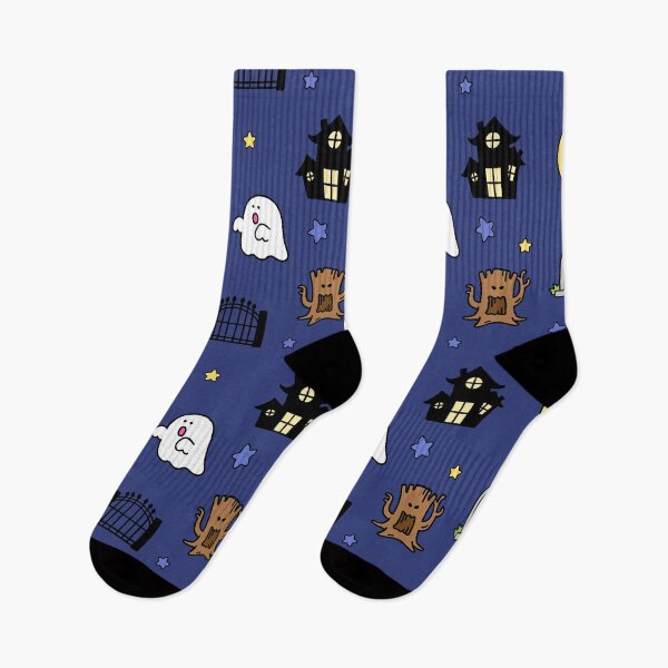Item preview, Cute Halloween Pattern (Navy) designed and sold by salposi.