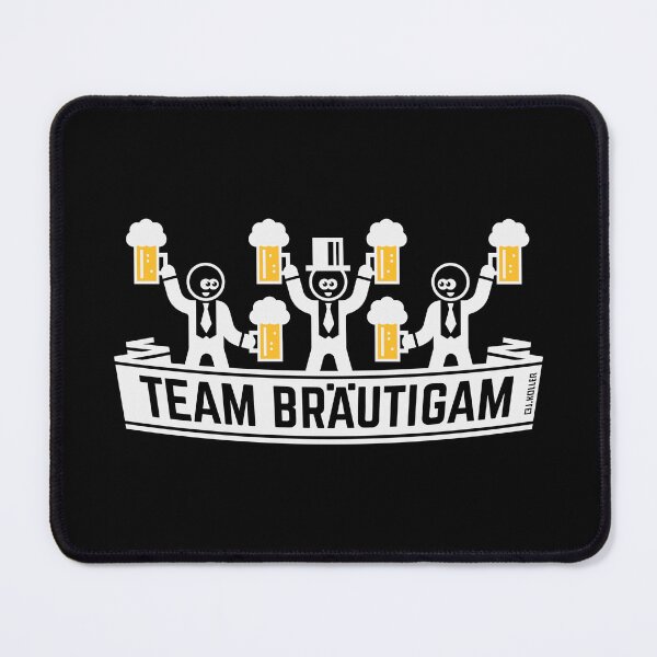Item preview, Team Groom (Bachelor Party / Stag Party / Hen Party / Beer / Beer Mugs / NEG2C) designed and sold by Roderix.