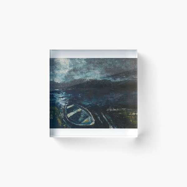 Item preview, Dinghy at Dusk  designed and sold by lyndseyart.