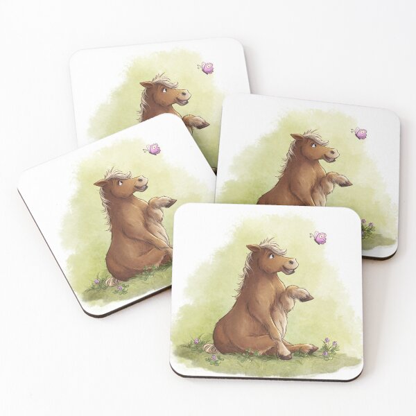 Item preview, Cute pony with butterfly designed and sold by shmulka.art.