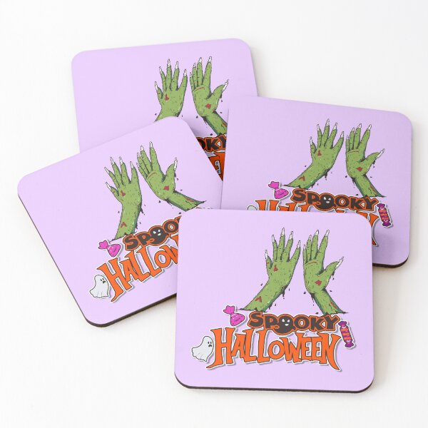 Item preview, Spooky Halloween Zombie Hands Cute Ghost Candy Art designed and sold by SolutionsArt.