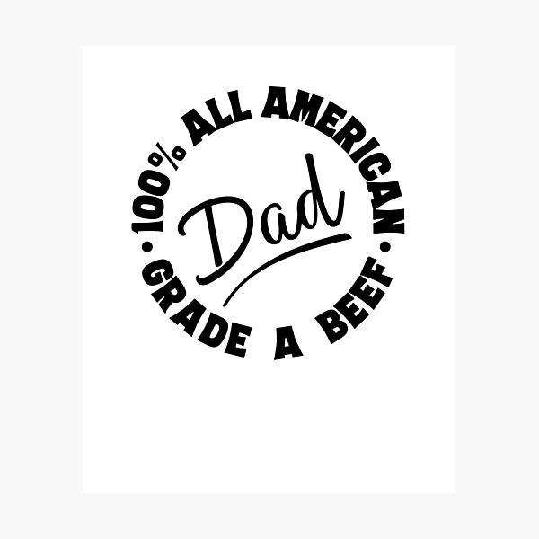 Item preview, 100 Percent Grade A Dad Dark Design designed and sold by Andrewkgolf.