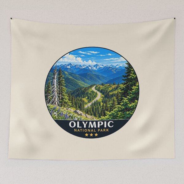 Item preview, Olympic National Park Sticker, Washington designed and sold by Gideon Emmerich.