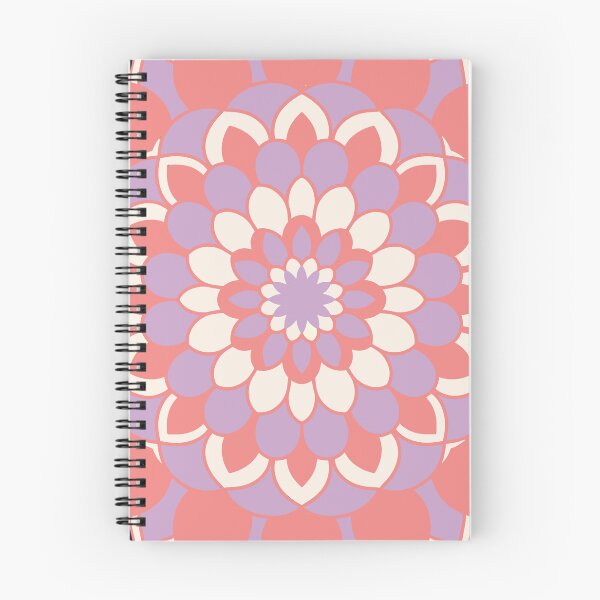 Item preview, Pink and Lilac Geometric Flower Mandala Boho Meditation Art designed and sold by VibeShift Studio.