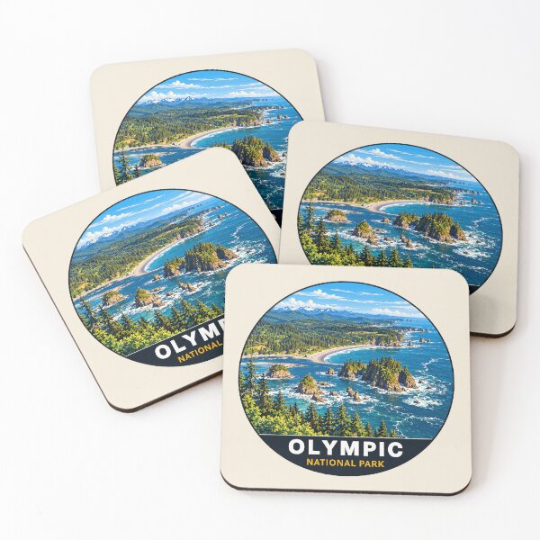 Item preview, Olympic National Park Sticker, Washington designed and sold by Gideon Emmerich.