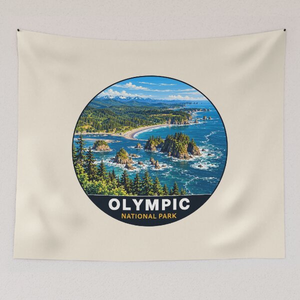 Item preview, Olympic National Park Sticker, Washington designed and sold by Gideon Emmerich.