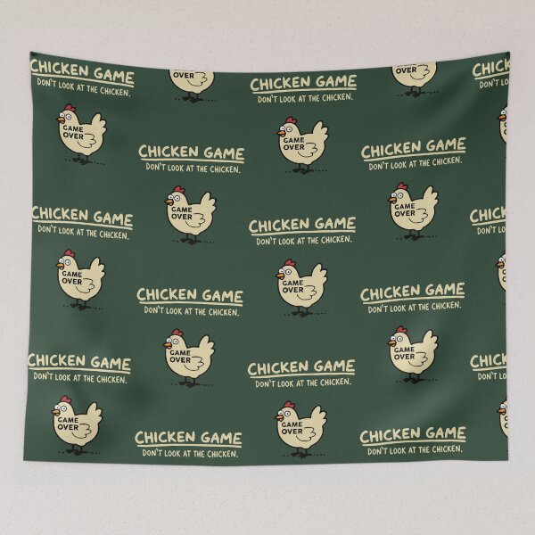 Item preview, Chicken Game - Dont Look At The Chicken Oversized T-Shirt designed and sold by Vinacreationsy.