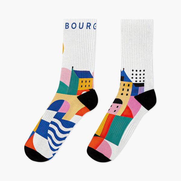 Item preview, Colorful geometric poster illustrating Diekirch, Luxembourg, wit designed and sold by ckybe.