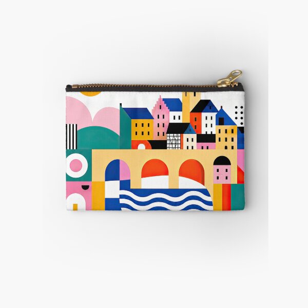 Item preview, Colorful geometric poster illustrating Diekirch, Luxembourg, wit designed and sold by ckybe.
