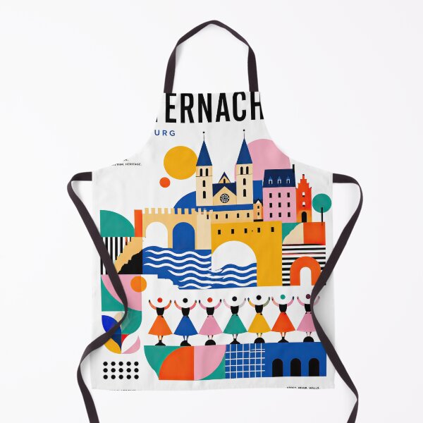 Item preview, Colorful graphic poster featuring Echternach, Luxembourg landmar designed and sold by ckybe.