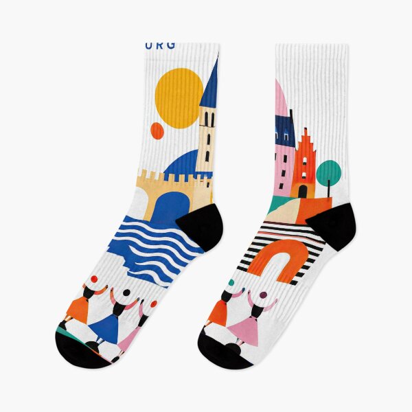 Item preview, Colorful graphic poster featuring Echternach, Luxembourg landmar designed and sold by ckybe.