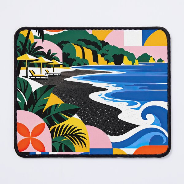 Item preview, Colorful retro travel poster illustration of Hac Sa designed and sold by ckybe.