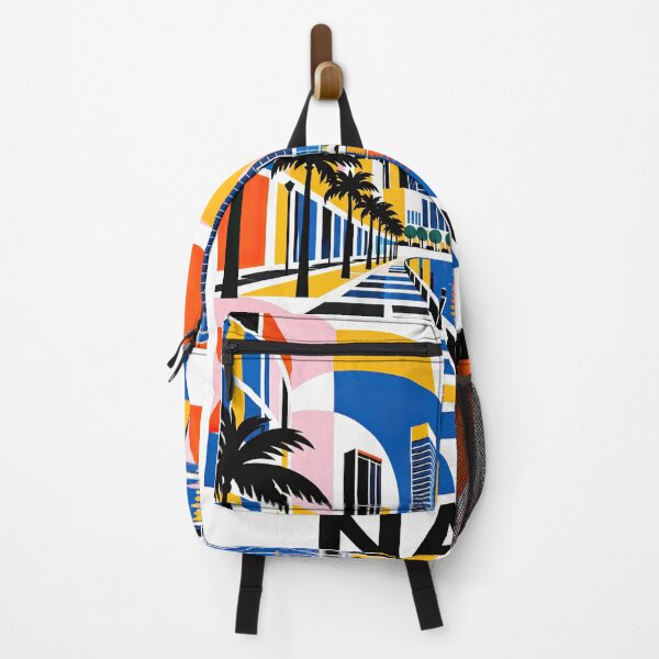 Item preview, Colorful geometric travel poster of Macau waterfront with designed and sold by ckybe.