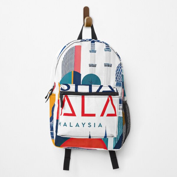 Item preview, Colorful geometric illustration of Shah Alam, Malaysia featuring designed and sold by ckybe.