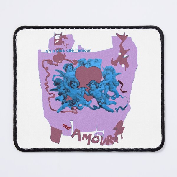 Item preview, Amour Cherub Psychedelic Pink Collage Design designed and sold by Morrisenner.