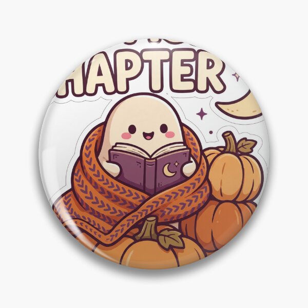 Item preview, One More Chapter Cute Ghost Reading Book Halloween Sticker designed and sold by Gurrteg.
