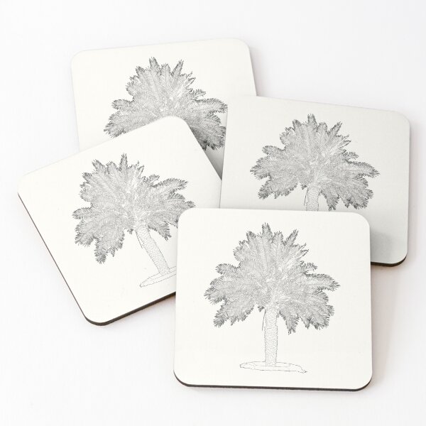Item preview, Nature: Date Palm - Line Art designed and sold by anuaramir.