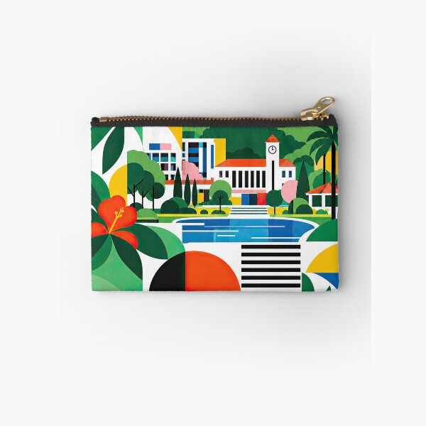 Item preview, Colorful geometric travel poster depicting a tropical Mauritius designed and sold by ckybe.