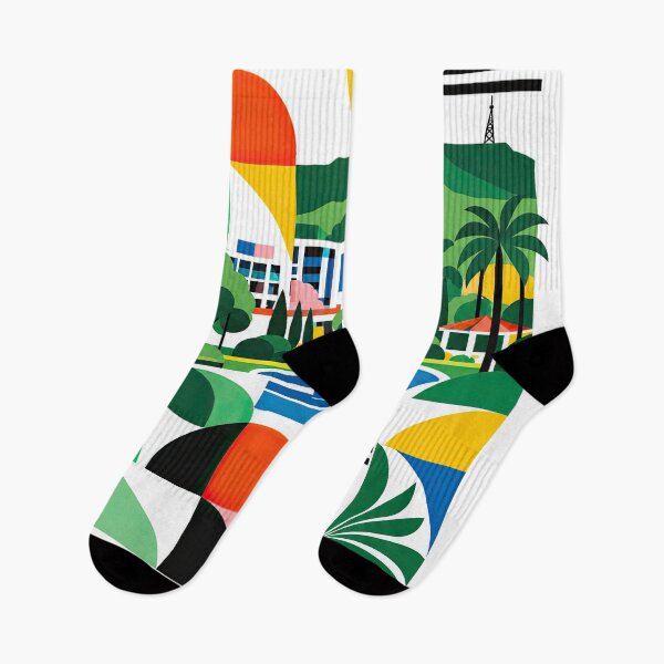 Item preview, Colorful geometric travel poster depicting a tropical Mauritius designed and sold by ckybe.