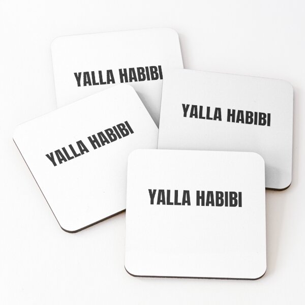 Item preview, YALLA HABIBI - Dubai Malayali Fusion Arabic Slang designed and sold by AeroVibeTech.