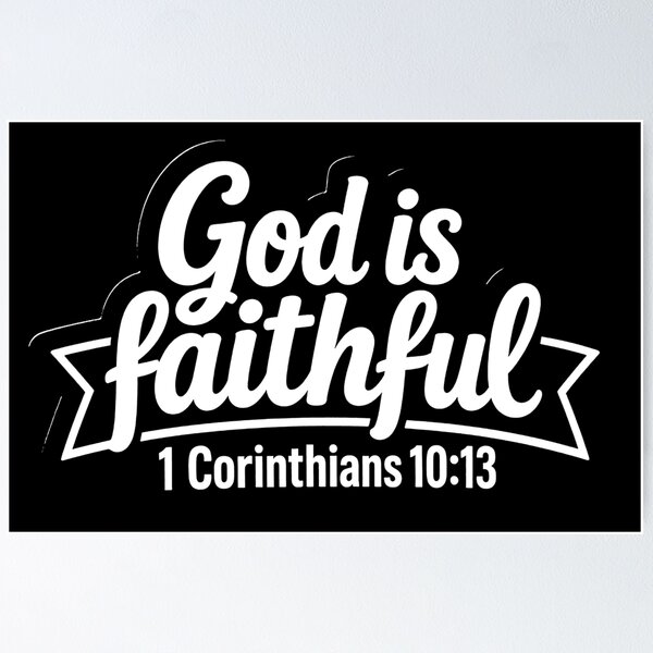 Item preview, 1 Corinthians 10:13 God is Faithful designed and sold by plushism.