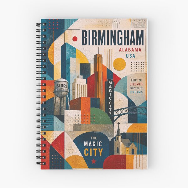 Item preview, Birmingham, Alabama Illustration – Beautiful City in the United States of America. designed and sold by GalleryKauffeld.
