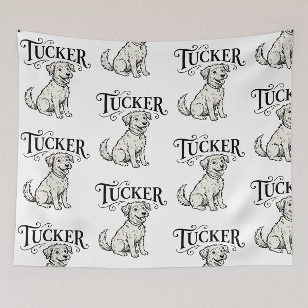 Item preview, Tucker Terrier Dog Sketch for Wirehaired Pup Parents and Rescue Dog Lovers designed and sold by raedattia.