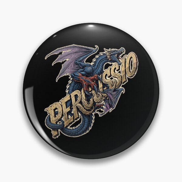 Item preview, Percussio Dragon – Epic Fantasy Dragon Art, Ancient Wyrm, Legendary Mythical Creature, Devastating Impact Beast, Dark Fantasy RPG Artwork, Medieval Dragon Lover Gift designed and sold by Typologystudios.